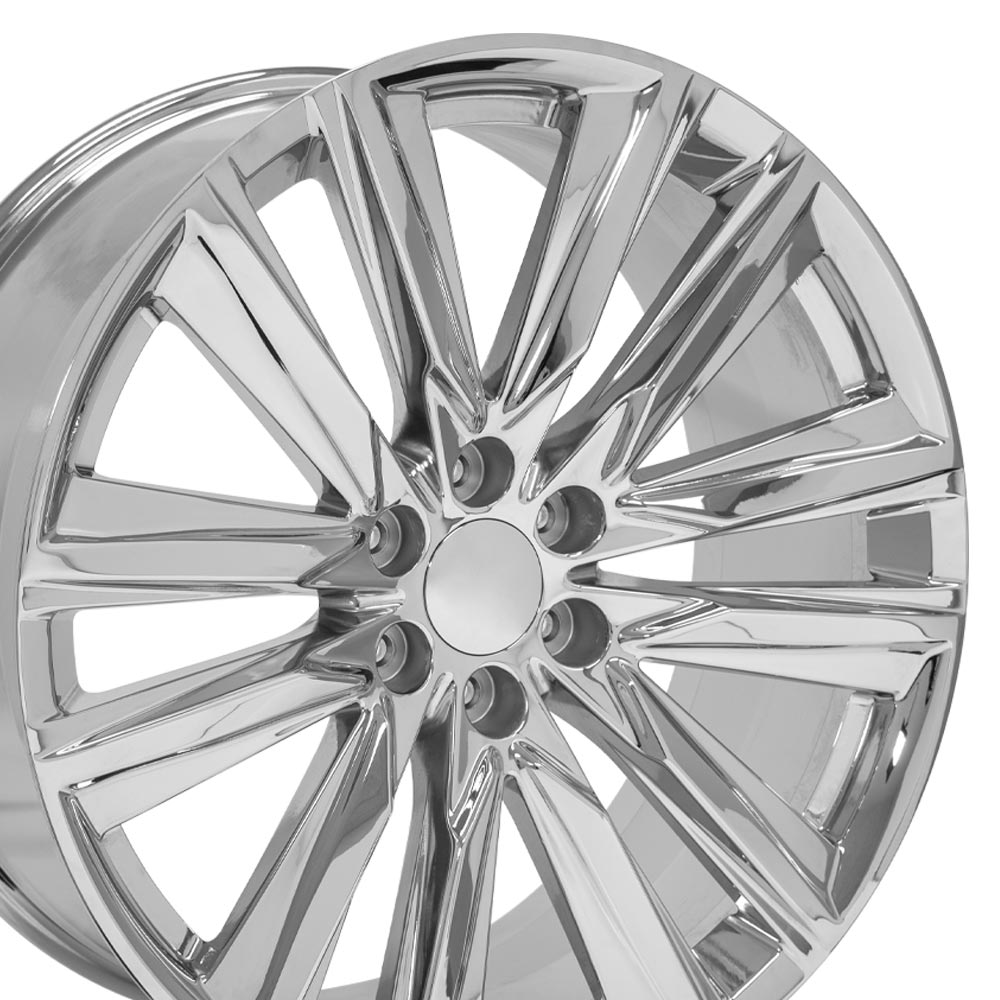 OE Wheels CA91-24100-6550-28C 24" Replica fits Cadillac Escalade 24x10 Chrome