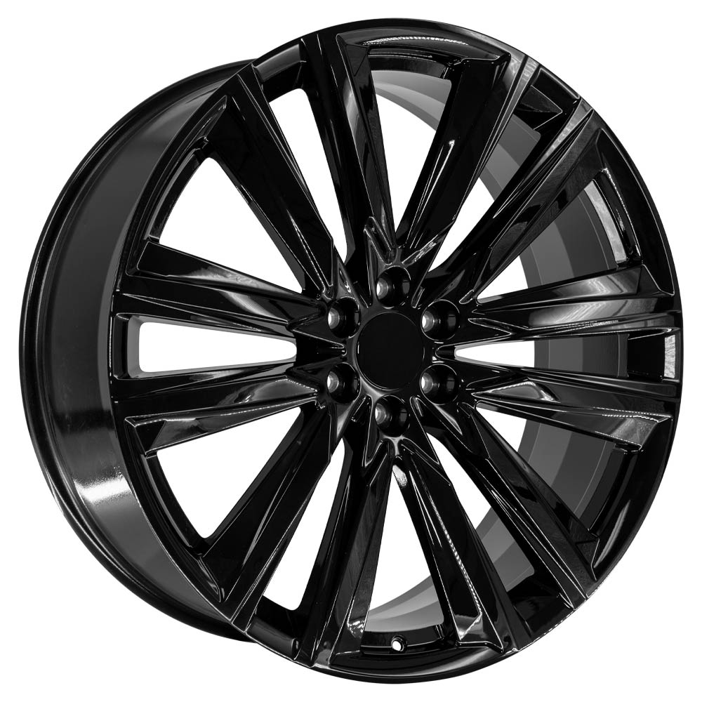 OE Wheels CA91-26100-6550-28B 26" Replica fits Cadillac Escalade - Black 26x10