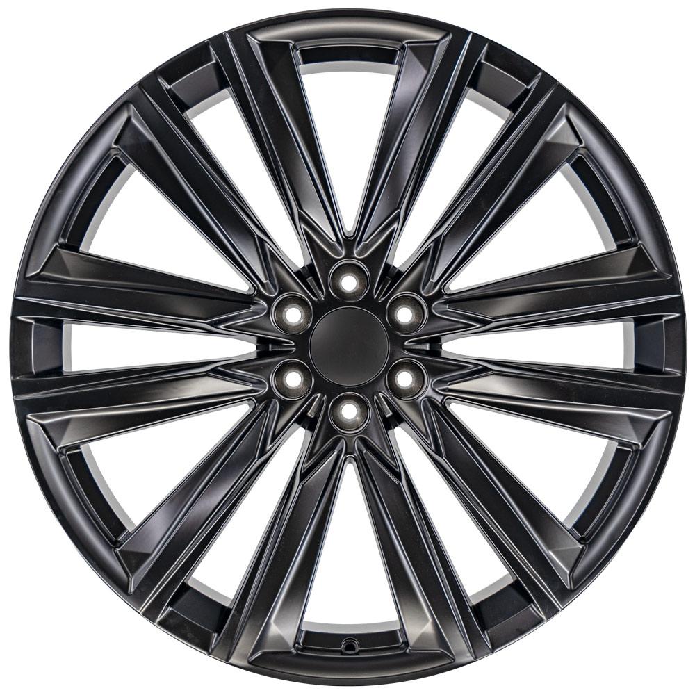 OE Wheels CA91-26100-6550-28B 26" Replica fits Cadillac Escalade - Black 26x10