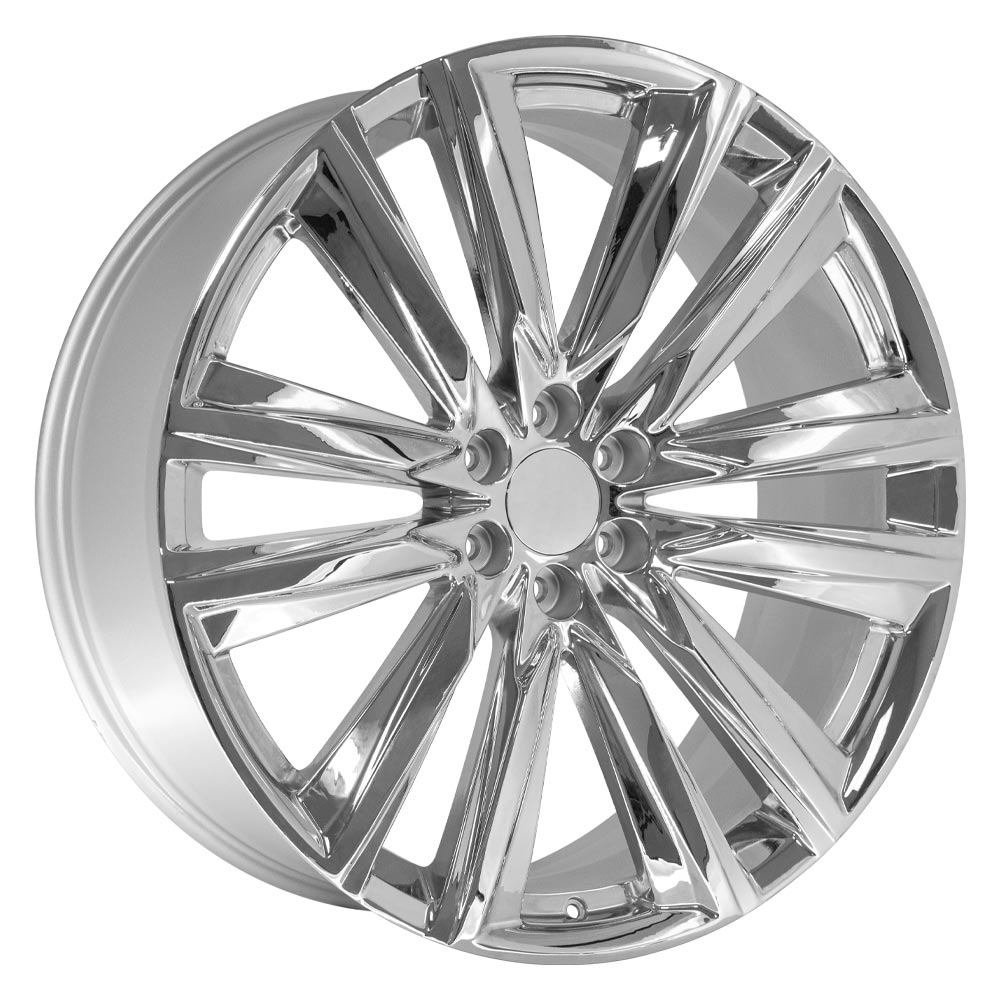 OE Wheels CA91-26100-6550-28C 26" Replica fits Cadillac Escalade - Chrome 26x10