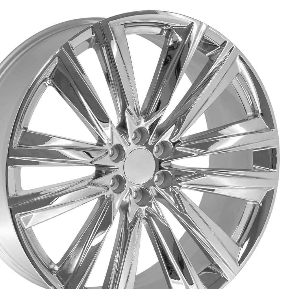 OE Wheels CA91-26100-6550-28C 26" Replica fits Cadillac Escalade - Chrome 26x10