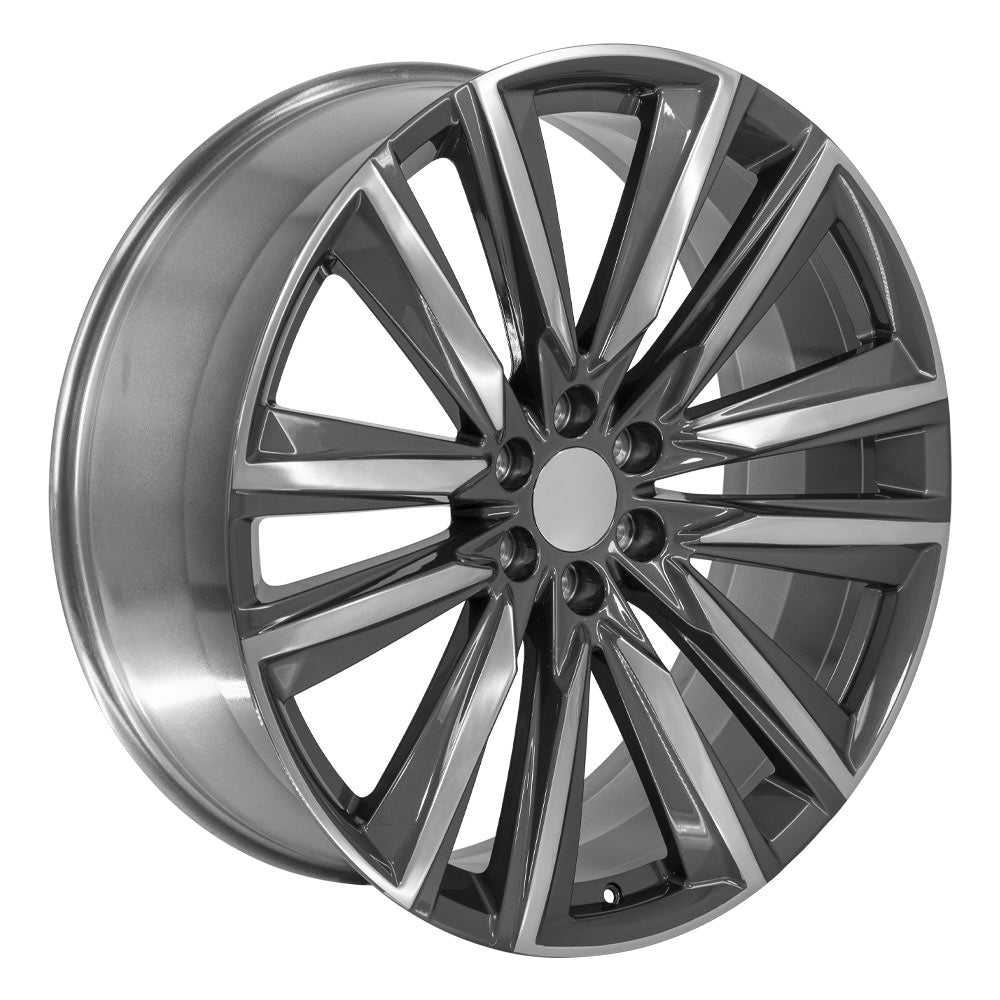 OE Wheels CA91-26100-6550-28PG 26" Replica fits Cadillac Escalade Gunmetal