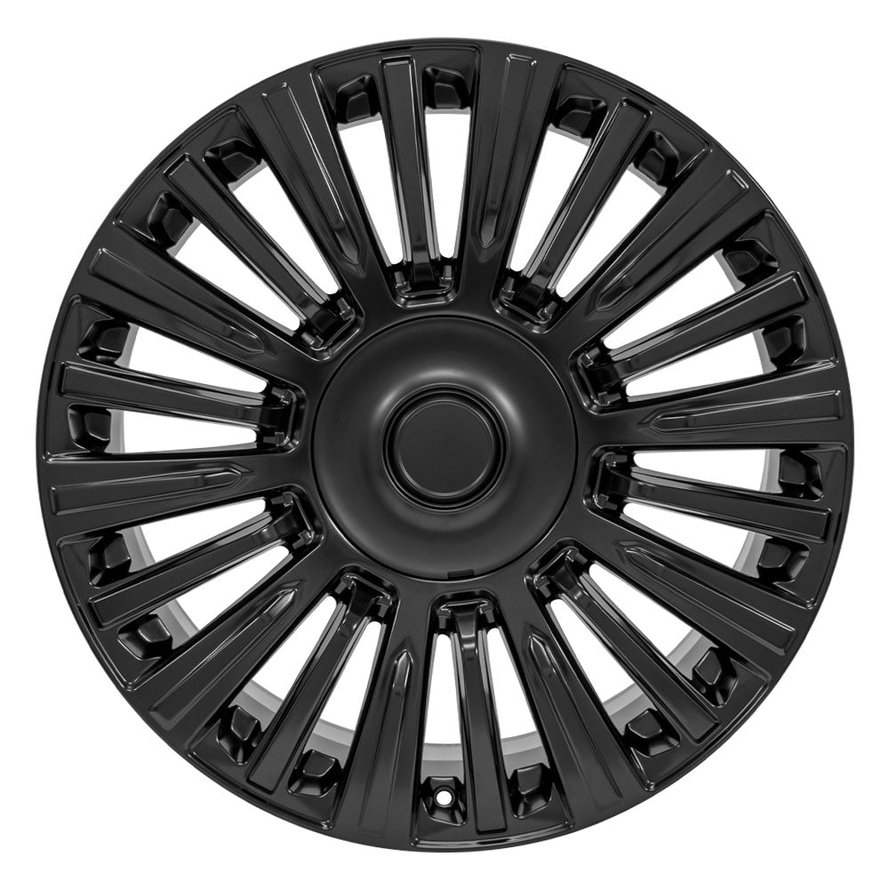 OE Wheels CA92-22090-6550-28B1 22" Replica fits Cadillac Escalade - Satin Black