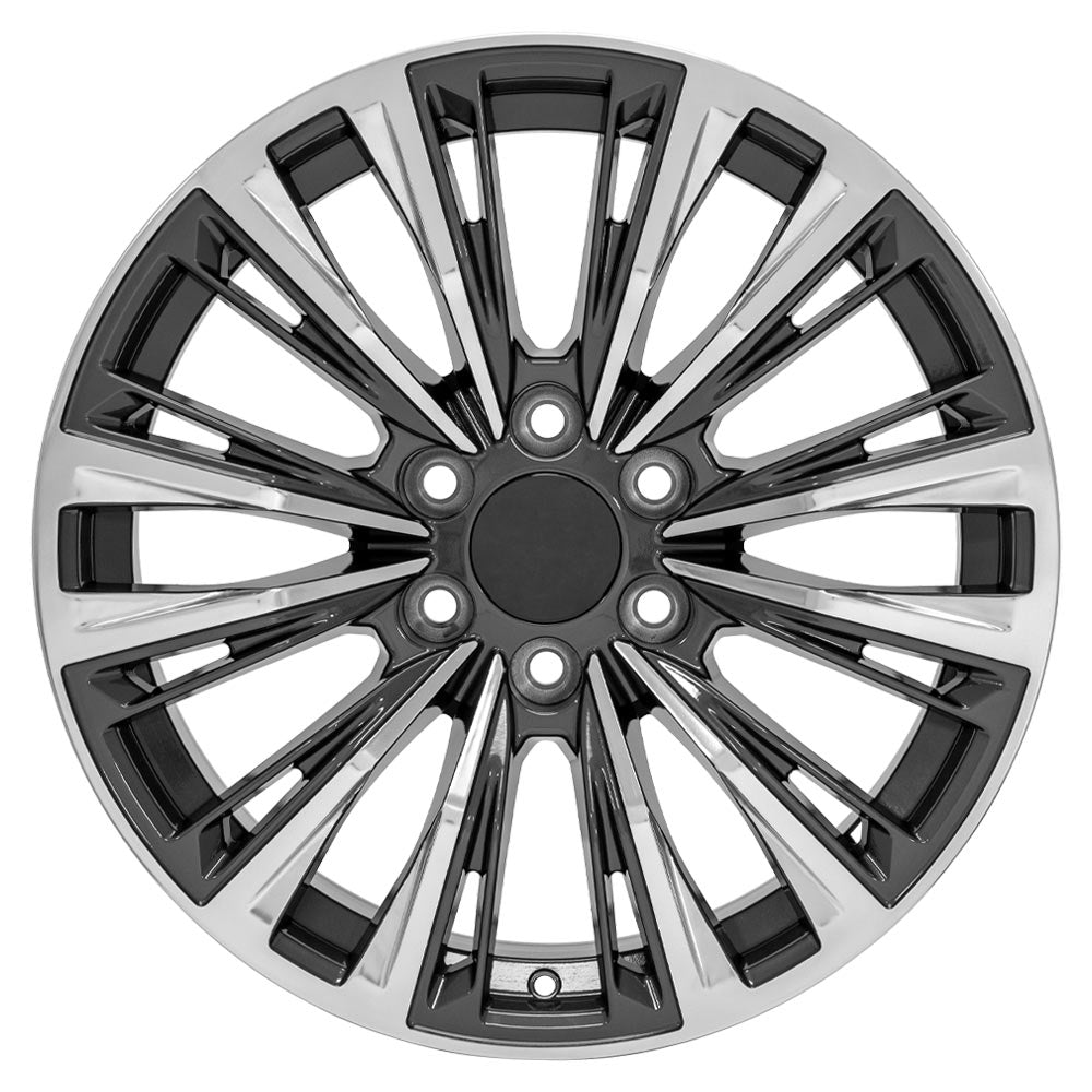 OE Wheels CA93-20090-6550-28PG 20" Replica fits Cadillac Escalade Gunmetal