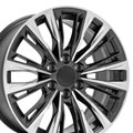 OE Wheels CA93-20090-6550-28PG 20" Replica fits Cadillac Escalade Gunmetal
