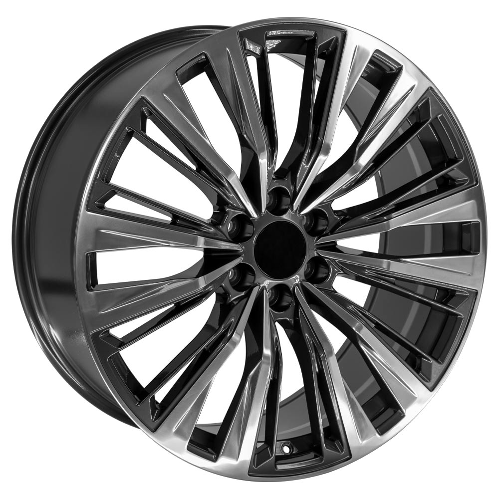 OE Wheels CA93-24100-6550-28PG 24" Replica fits Cadillac Escalade Gunmetal