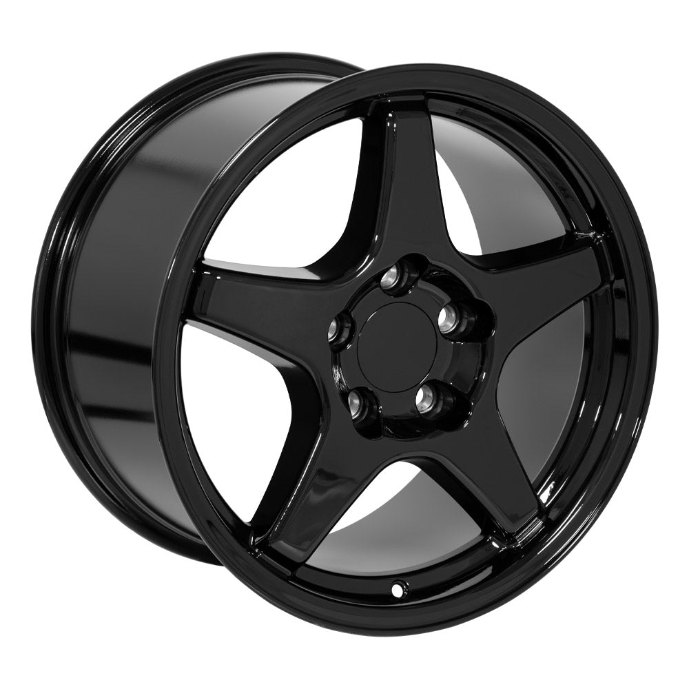 OE Wheels CV01-17095-5475-56B 17" Replica fits Chevrolet Corvette ZR1 Gloss Blk