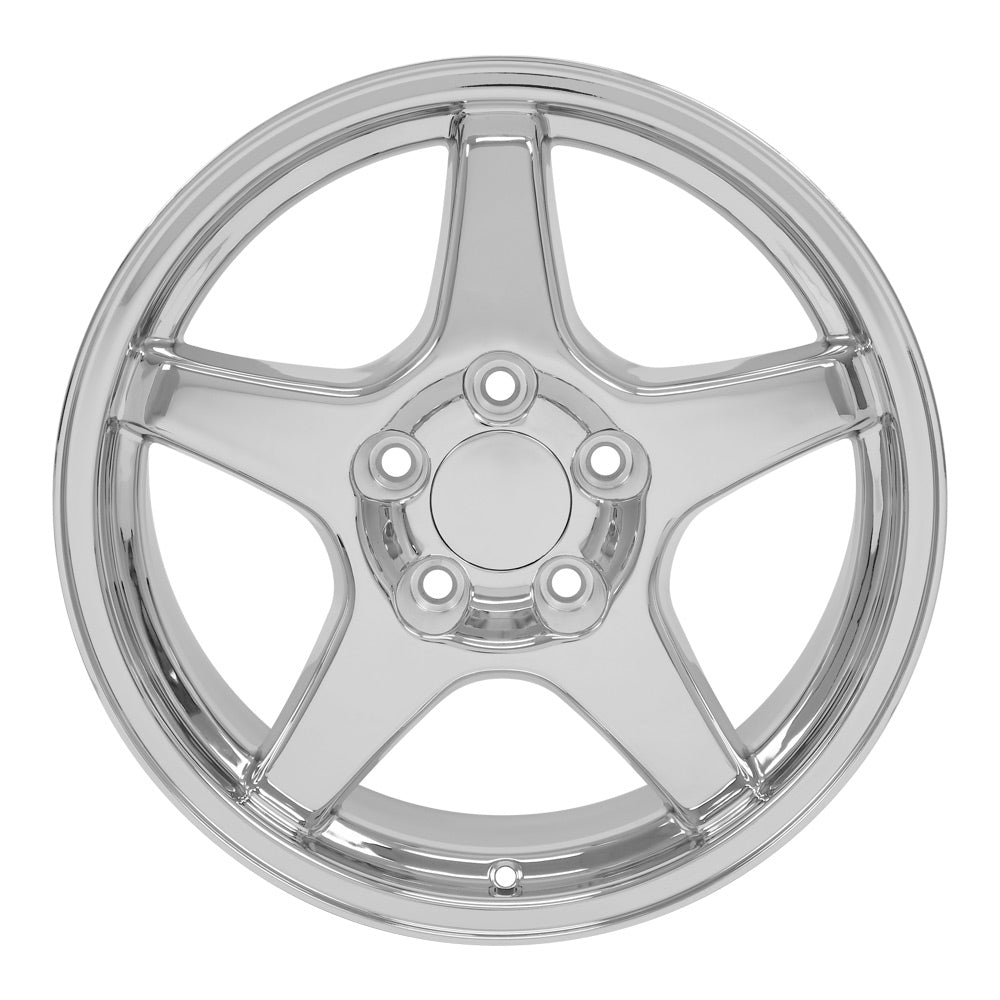 OE Wheels CV01-17095-5475-56C 17" Replica fits Chevrolet Corvette ZR1 Chrome