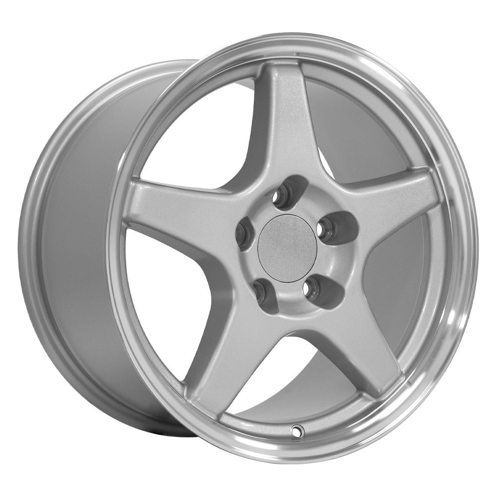 OE Wheels CV01-17095-5475-56SM 17" Replica fits Chevrolet Corvette ZR1 Silver