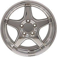 OE Wheels CV01-17110-5475-50P 17" Replica fits Chevrolet Corvette ZR1 Polished