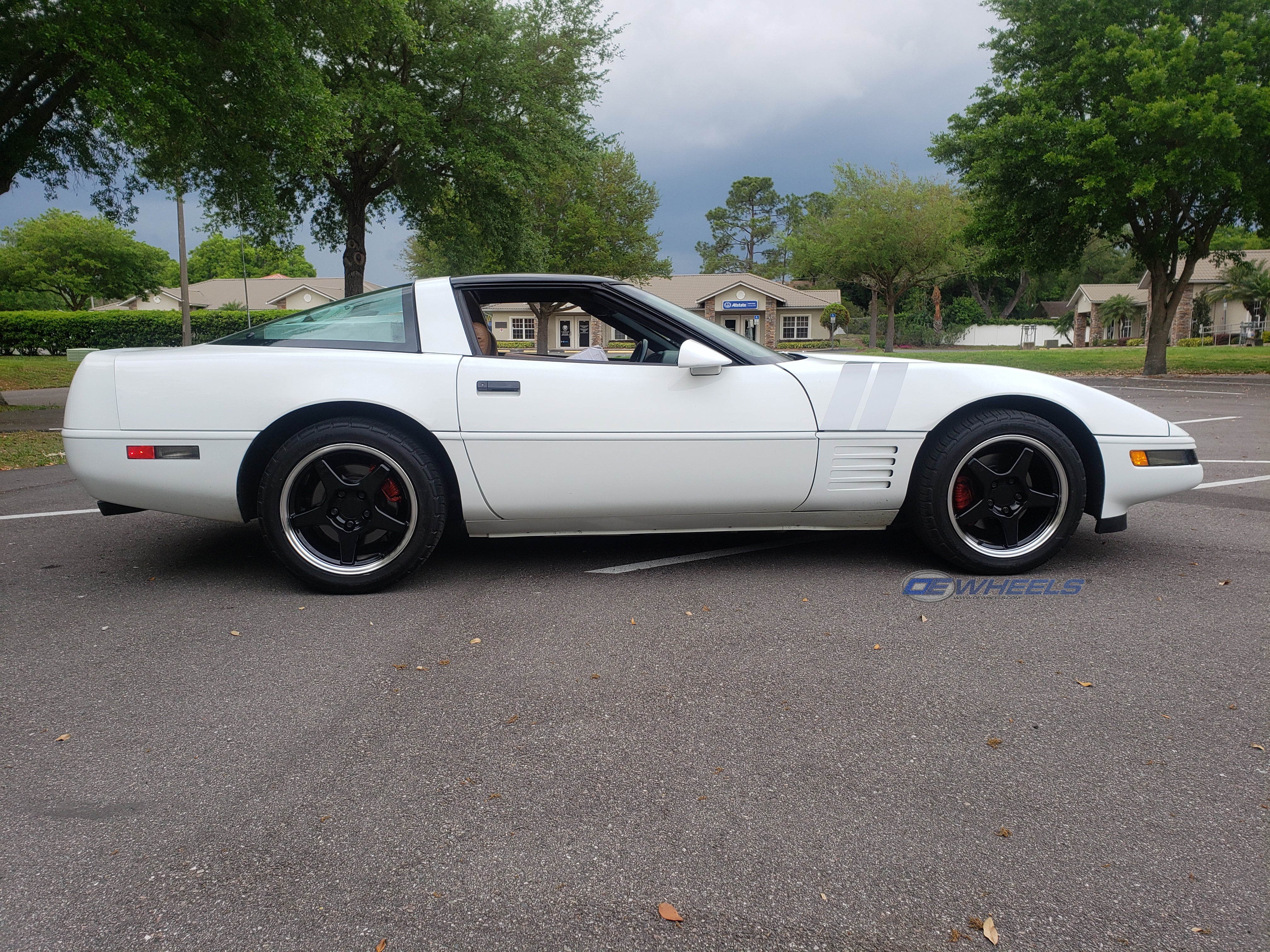 OE Wheels CV01-17095-5475-56BM 17" Replica fits Chevrolet Corvette ZR1 Black