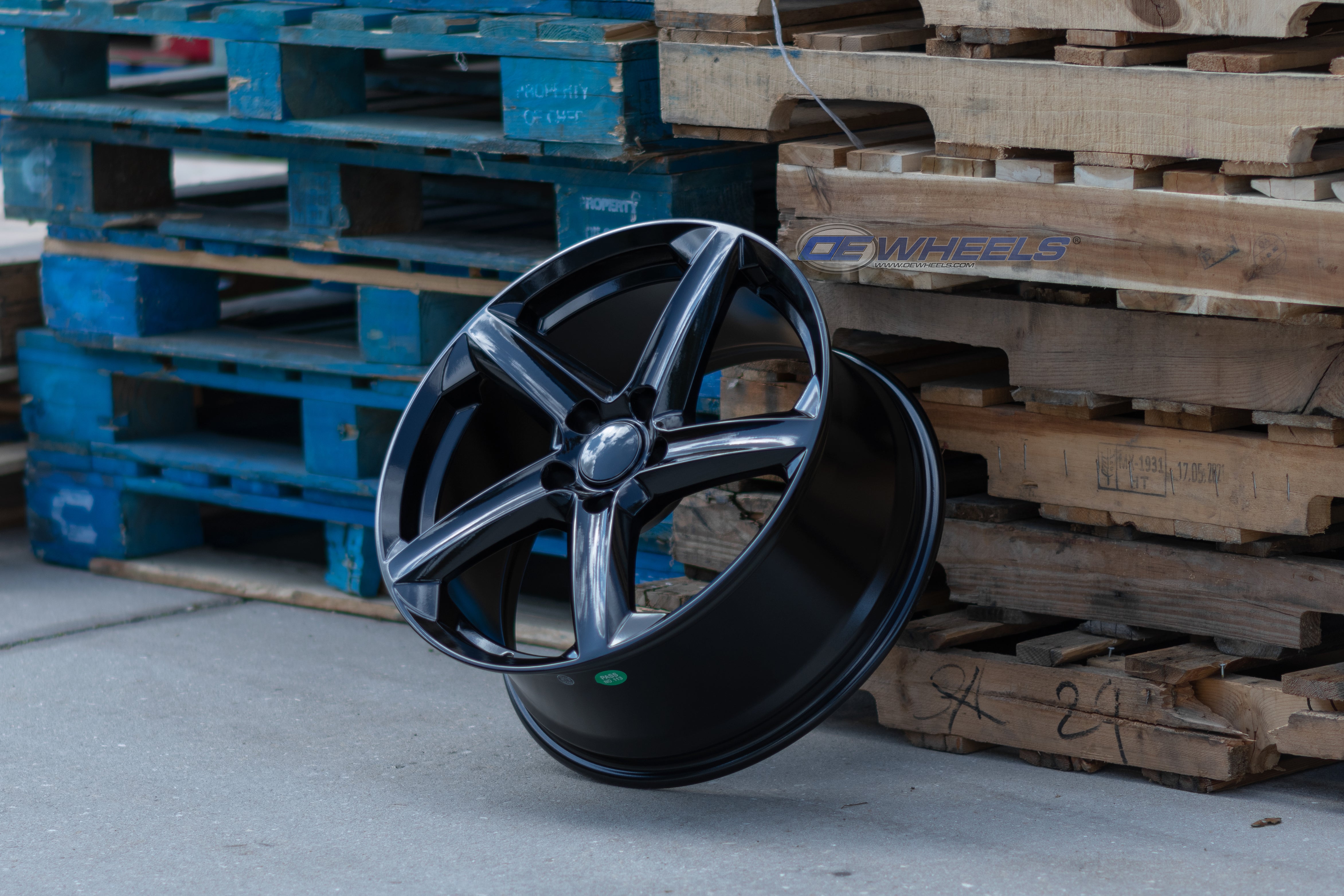 OE Wheels CV02D-19085-5120-52B1 19" Replica fits Chevrolet C8 Corvette Satin Blk