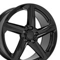 OE Wheels CV02D-19085-5120-52B 19" Replica fits Chevrolet C8 Corvette Gloss Blk