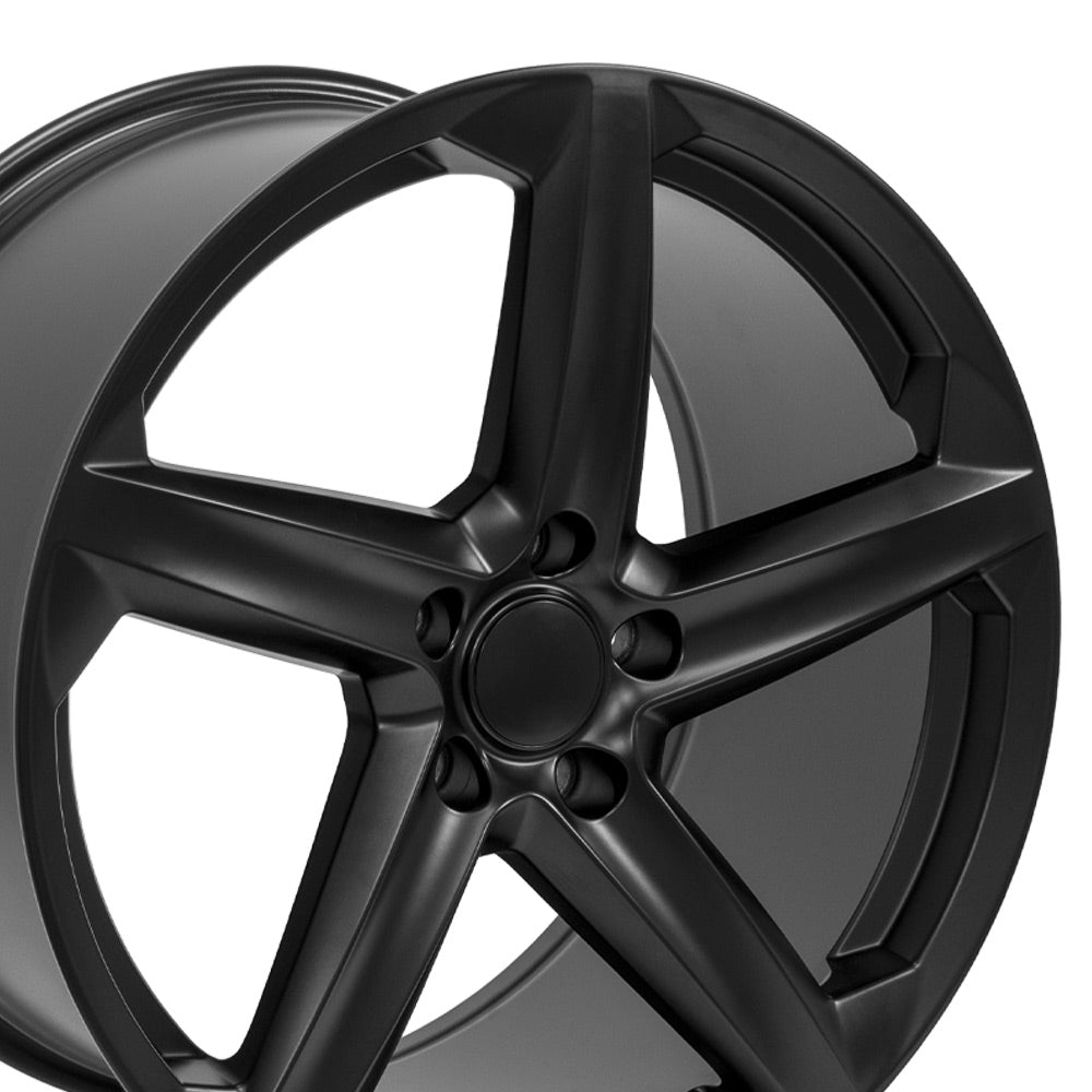 OE Wheels CV02D-20110-5120-64B1 20" Replica fits Chevrolet C8 Corvette Satin Blk