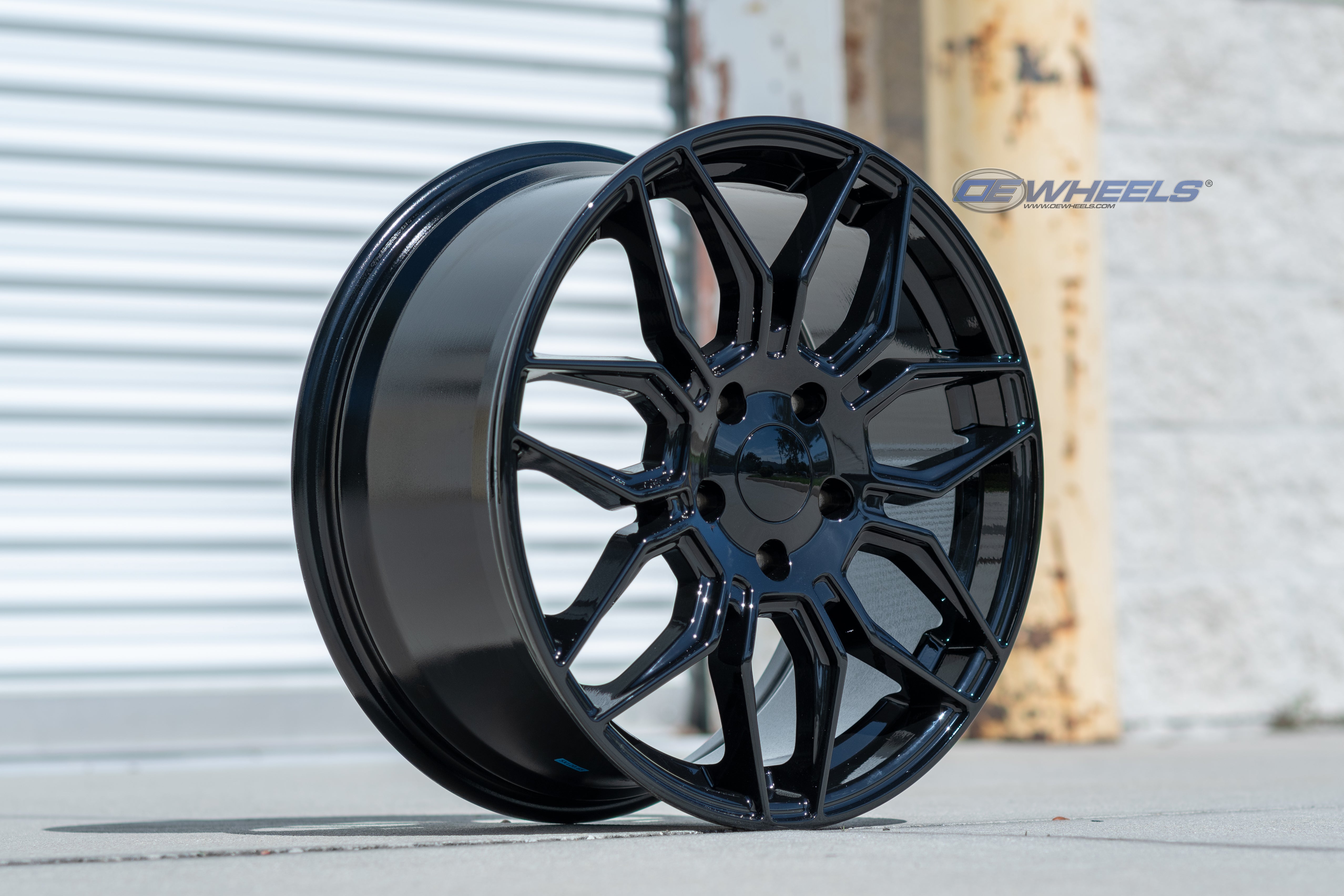 OE Wheels CV03D-19085-5120-51B 19" Replica fits Chevrolet C8 Corvette Gloss Blk