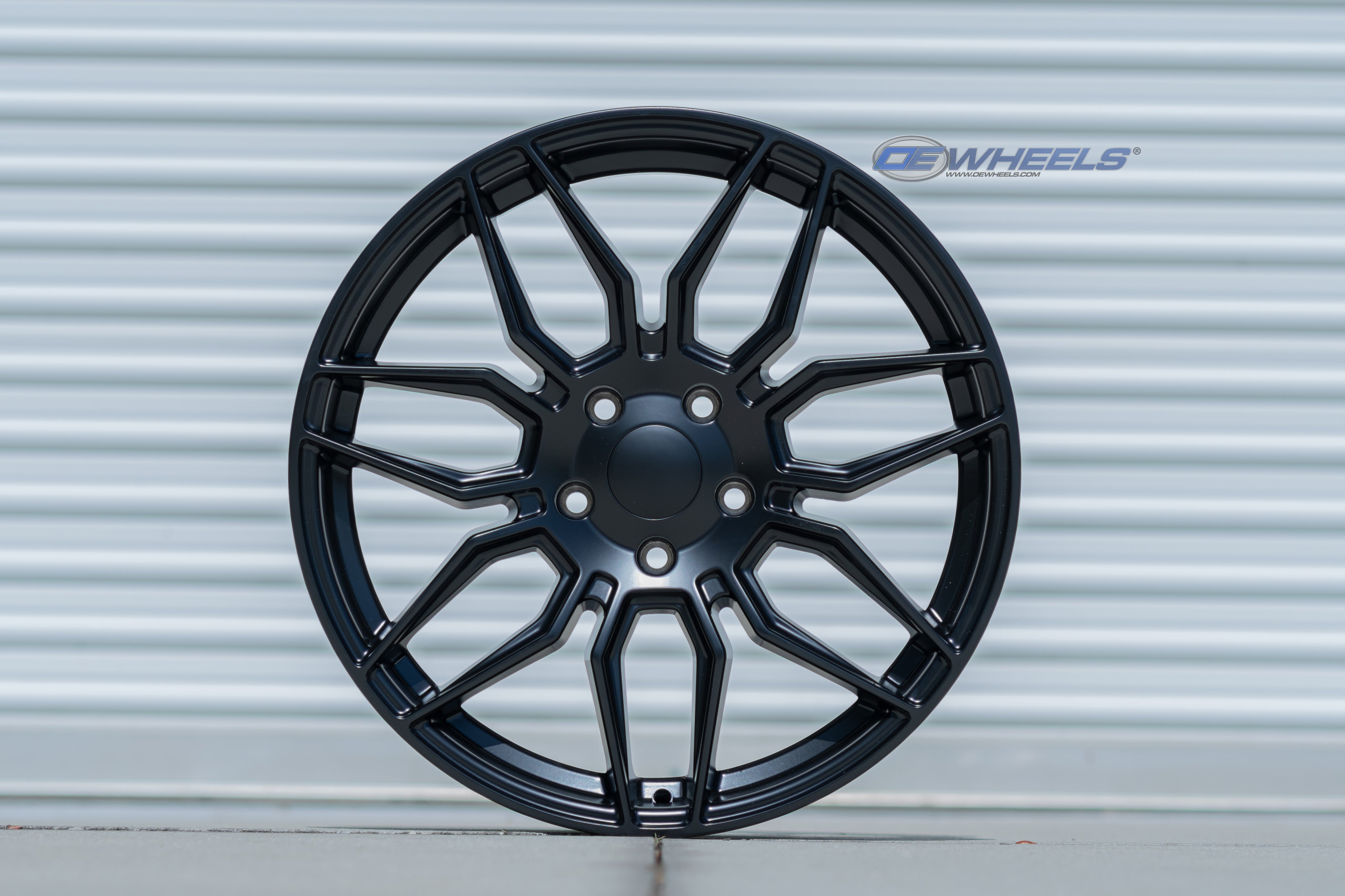 OE Wheels CV03D-19085-5120-51B1 19" Replica fits Chevrolet C8 Corvette Satin Blk