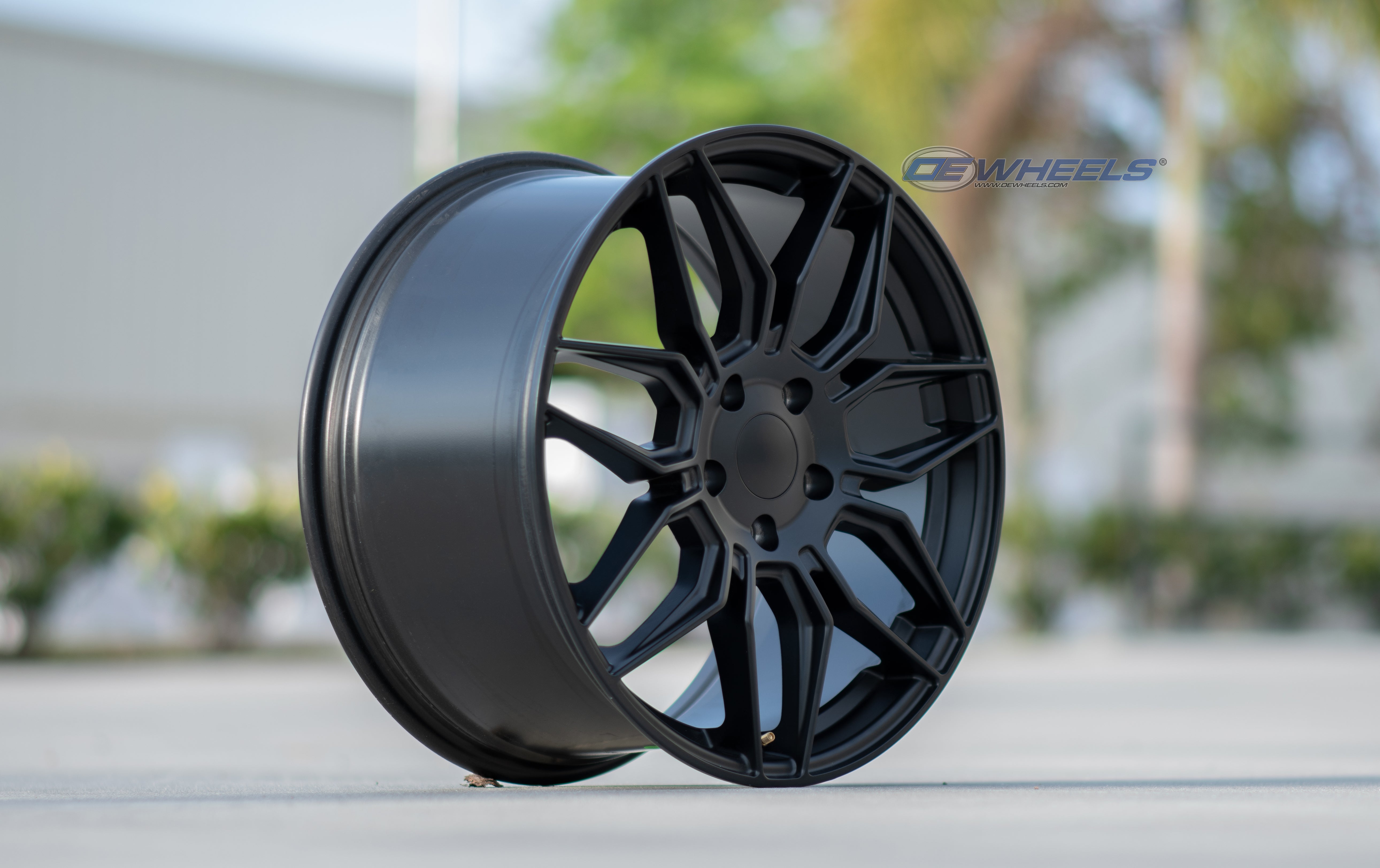 OE Wheels CV03D-19085-5120-51B1 19" Replica fits Chevrolet C8 Corvette Satin Blk