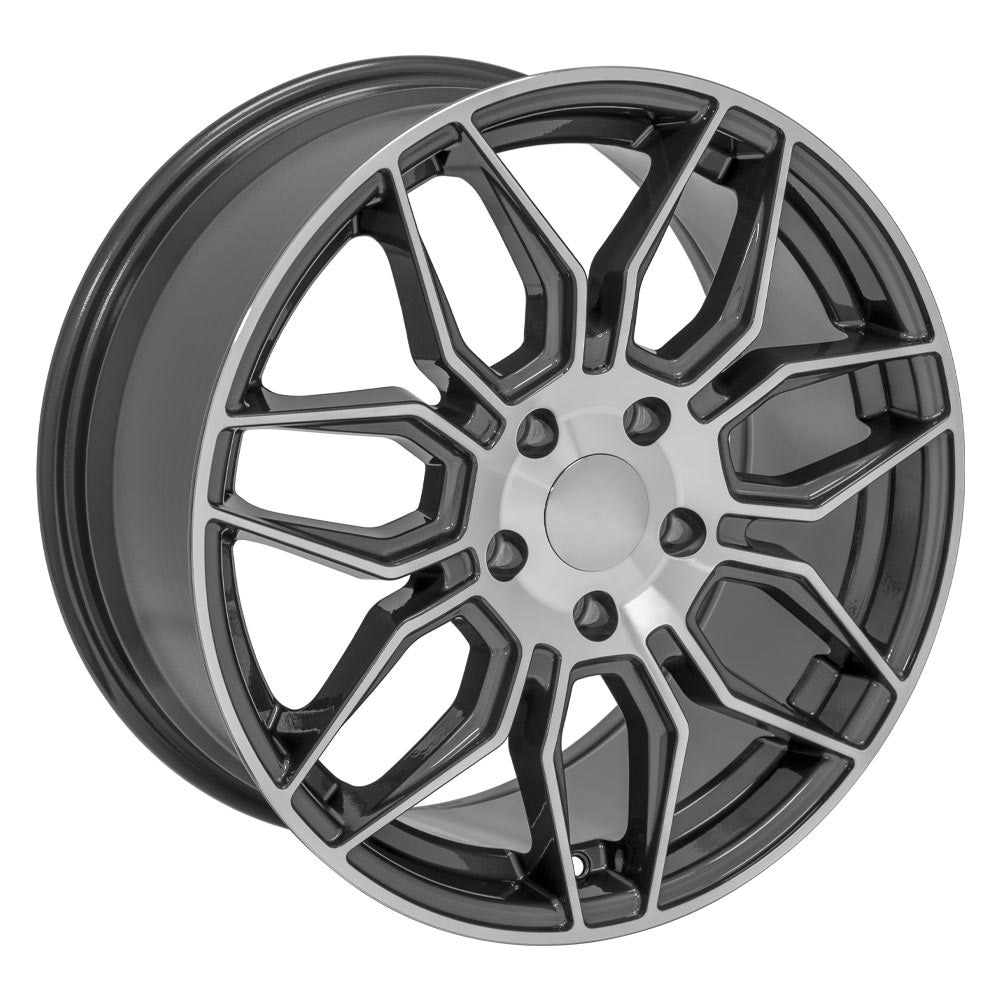 OE Wheels CV03C-18085-5475-52MG 18" Replica fits Chevrolet C7 Corvette Gunmetal