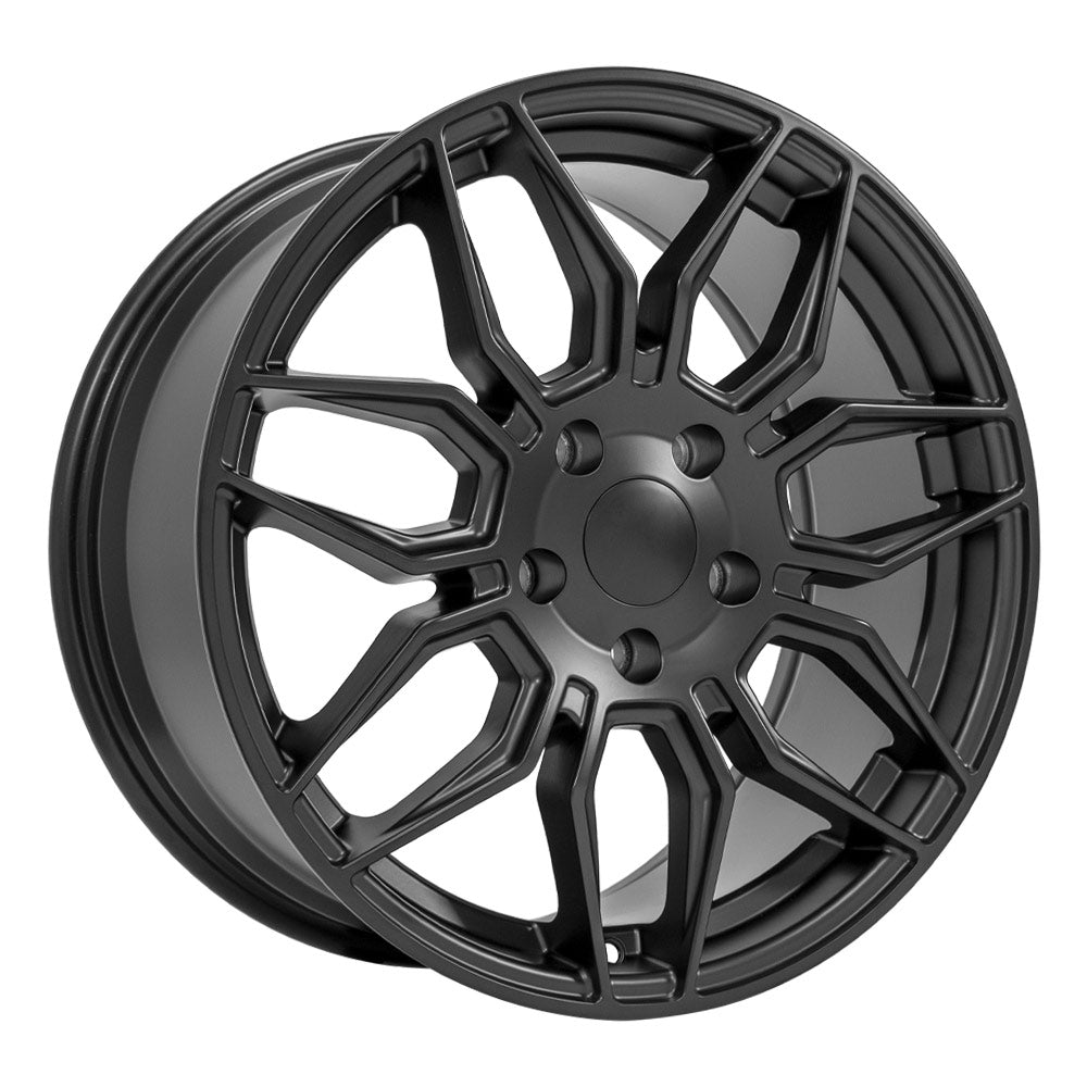 OE Wheels CV03C-18085-5475-52B1 18" Replica fits Chevrolet C7 Corvette Satin Blk