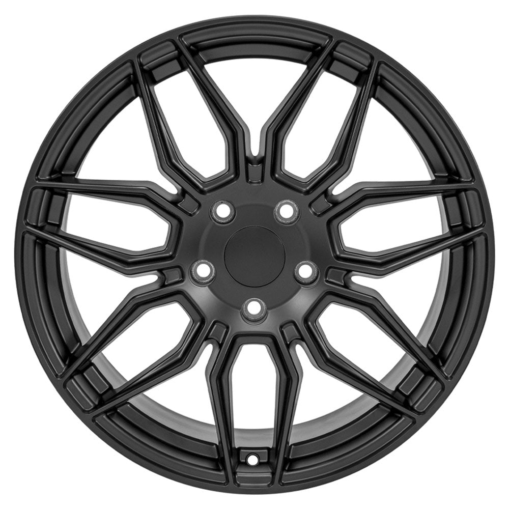 OE Wheels CV03C-19100-5475-73B1 19" Replica fits Chevrolet C7 Corvette Satin Blk