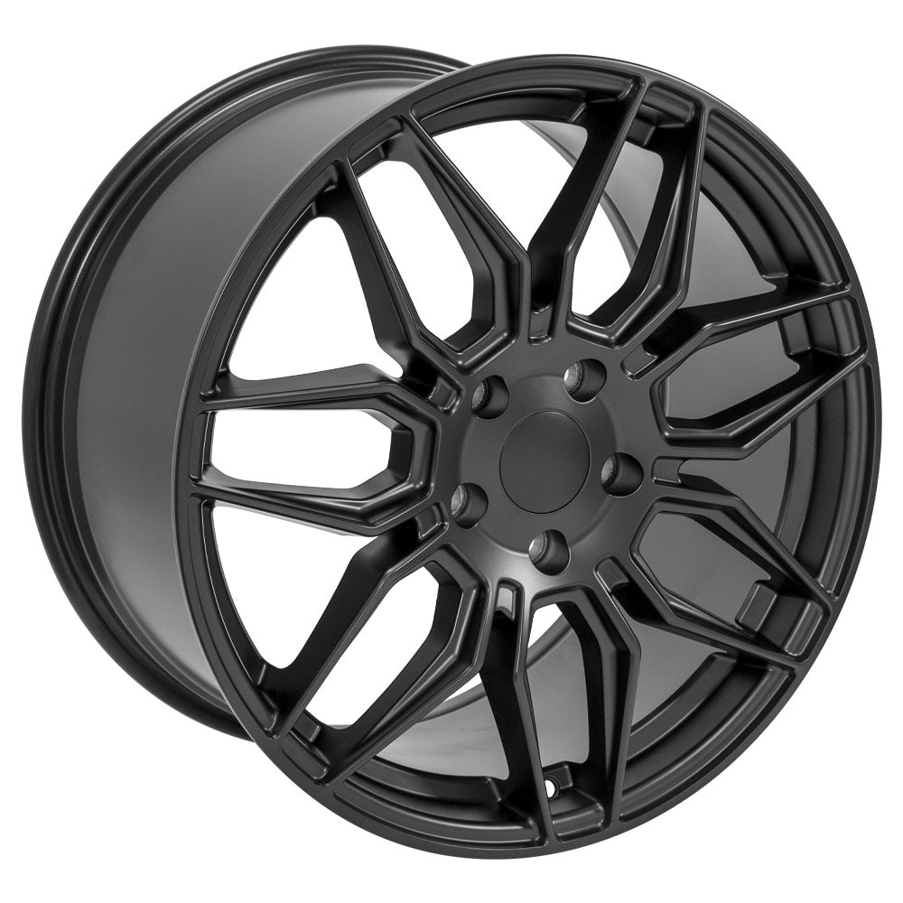 OE Wheels CV03C-19100-5475-73B1 19" Replica fits Chevrolet C7 Corvette Satin Blk