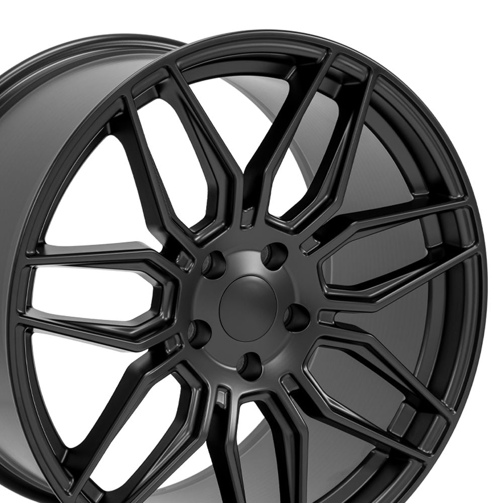 OE Wheels CV03D-20110-5120-64B 20" Replica fits Chevrolet C8 Corvette Gloss Blk