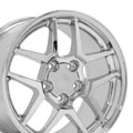 OE Wheels CV04-17095-5475-54C 17" Replica fits Chevrolet Corvette C5 Z06 Chrome