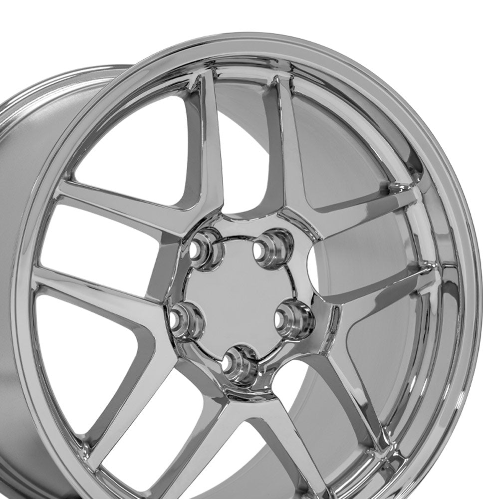 OE Wheels CV04-18105-5475-56C 18" Replica fits Chevrolet Corvette C5 Z06 Chrome