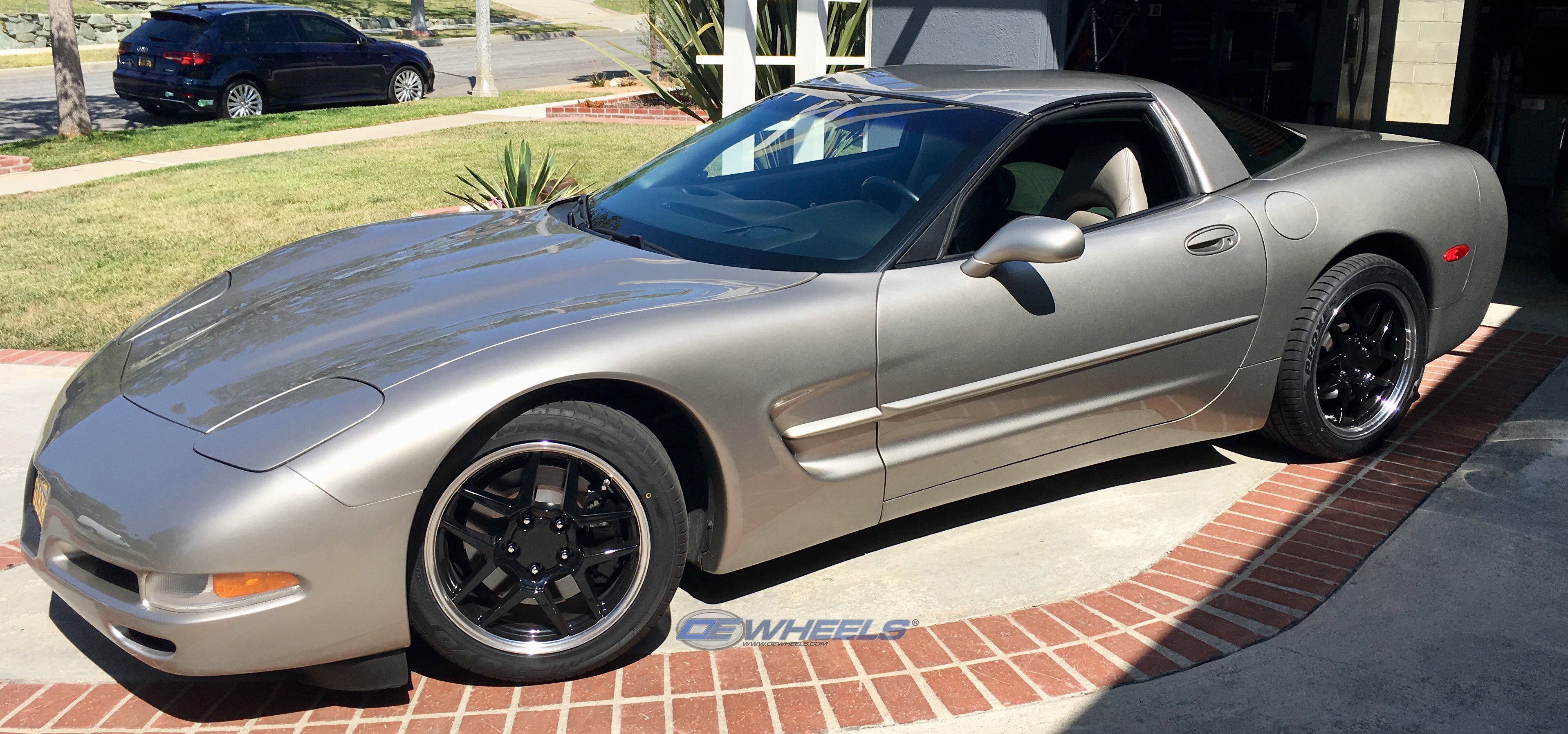 OE Wheels CV04-18105-5475-56BM 18" Replica fits Chevrolet Corvette C5 Z06 Black