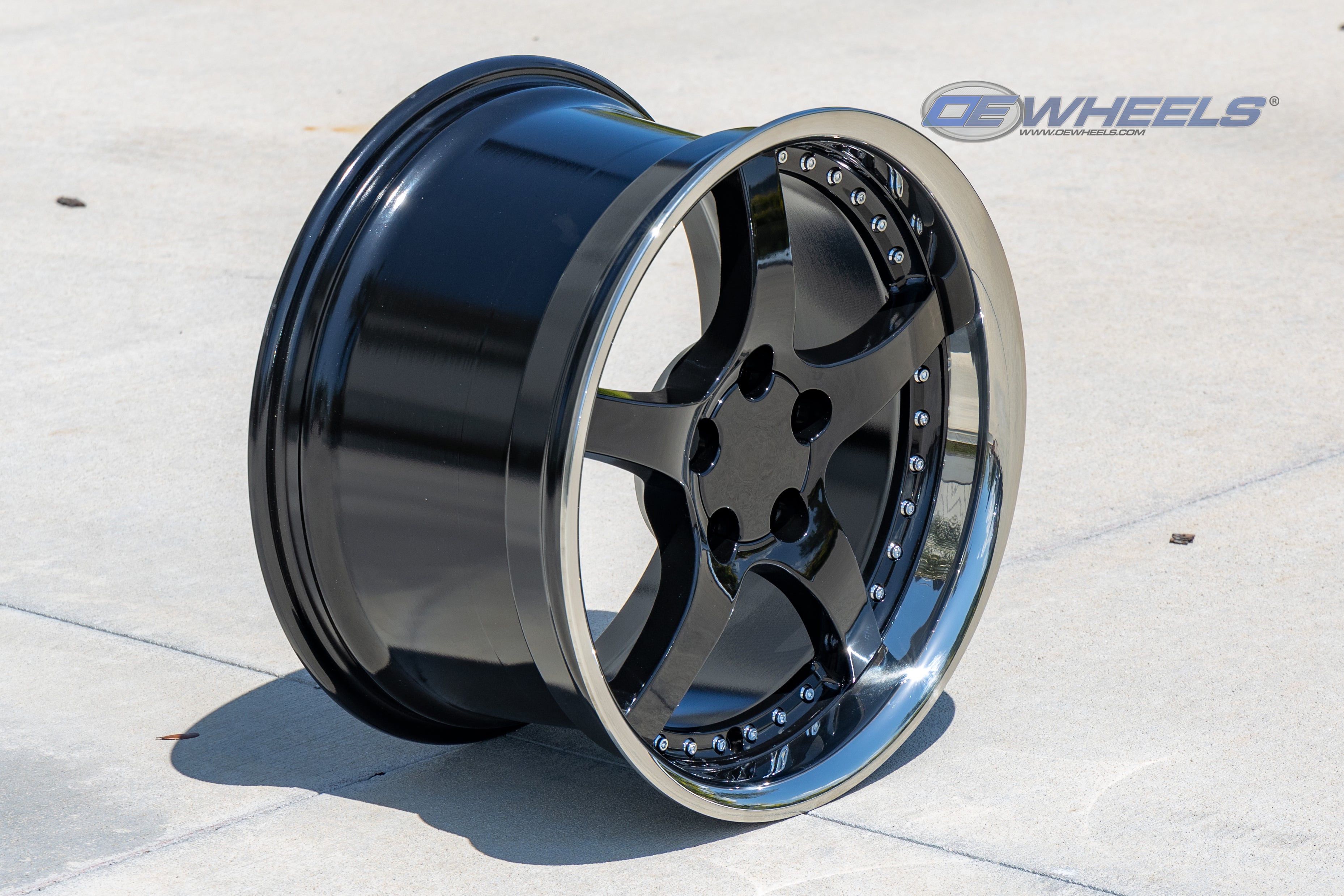 OE Wheels CV05-D17095-5475-54BM 17" Replica fits Chevrolet Corvette C5 Black
