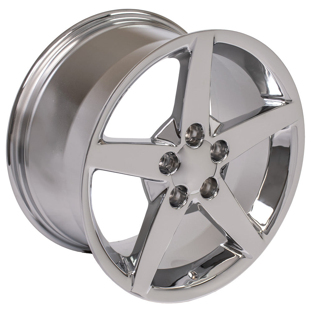OE Wheels CV06B-19100-5475-68C 19" Replica fits Chevrolet Corvette C6 Chrome