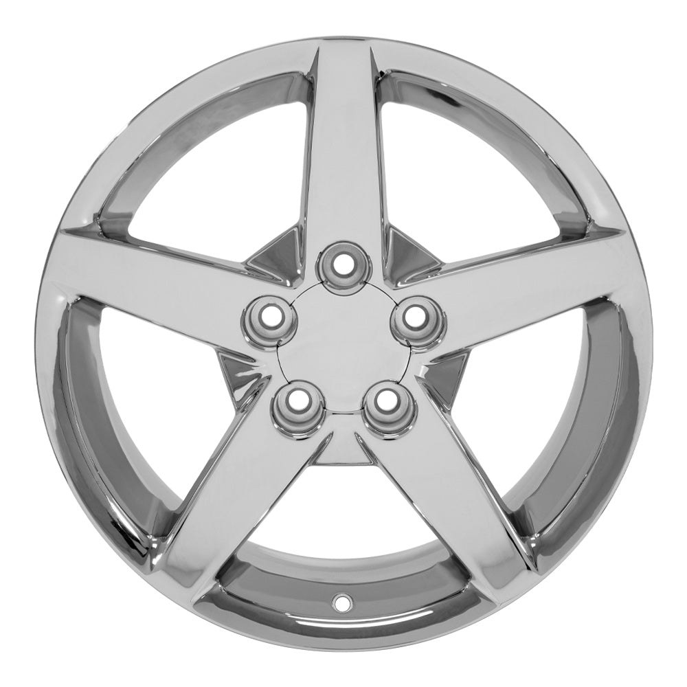 OE Wheels CV06A-18095-5475-58C 18" Replica fits Chevrolet Corvette C6 Chrome