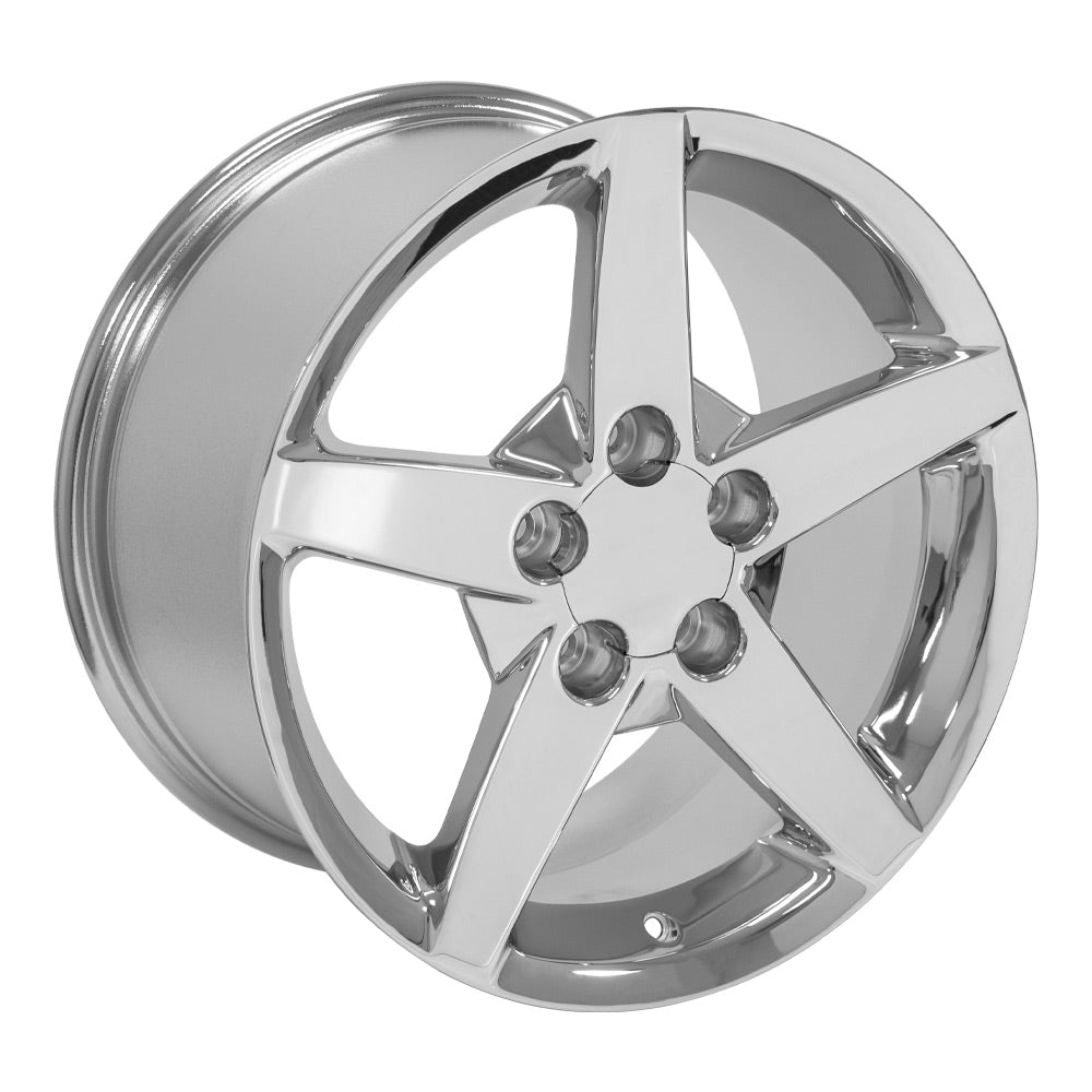OE Wheels CV06A-18095-5475-58C 18" Replica fits Chevrolet Corvette C6 Chrome