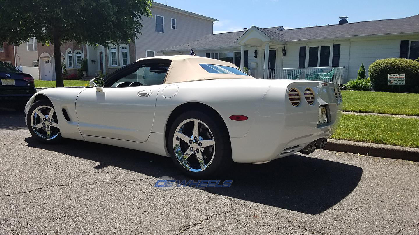 OE Wheels CV06A-18095-5475-58C 18" Replica fits Chevrolet Corvette C6 Chrome