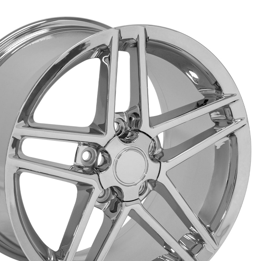 OE Wheels CV07A-17095-5475-54C 17" Replica fits Chevrolet Corvette C6 Z06 Chrome