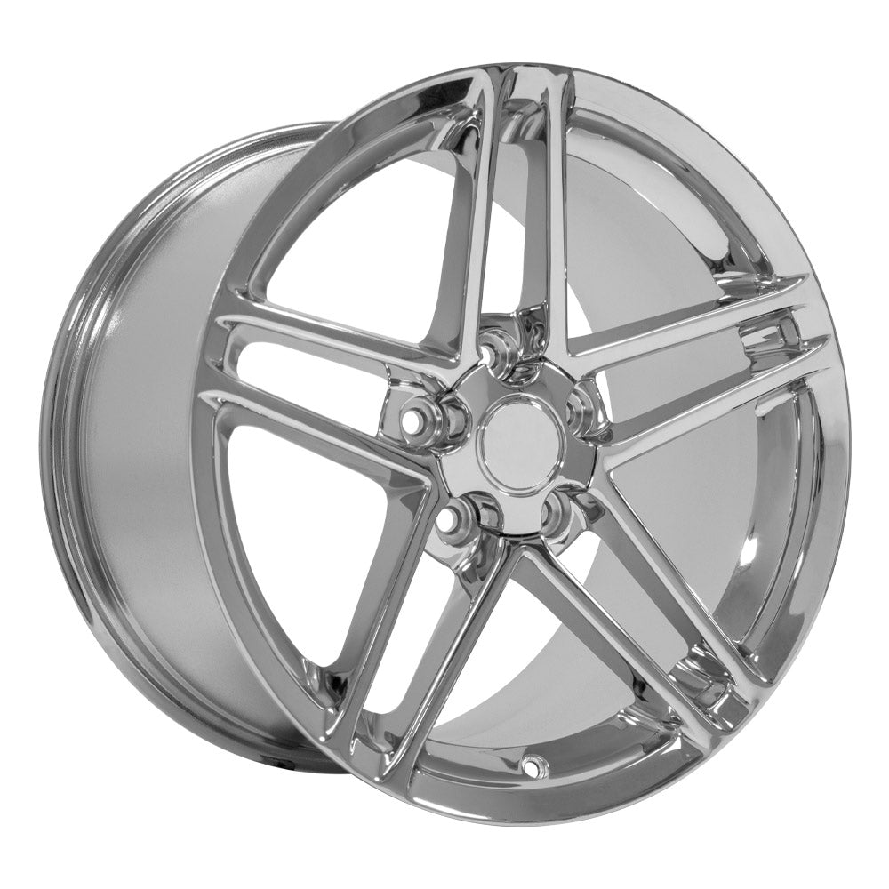 OE Wheels CV07A-18095-5475-56C 18" Replica fits Chevrolet Corvette C6 Z06 Chrome