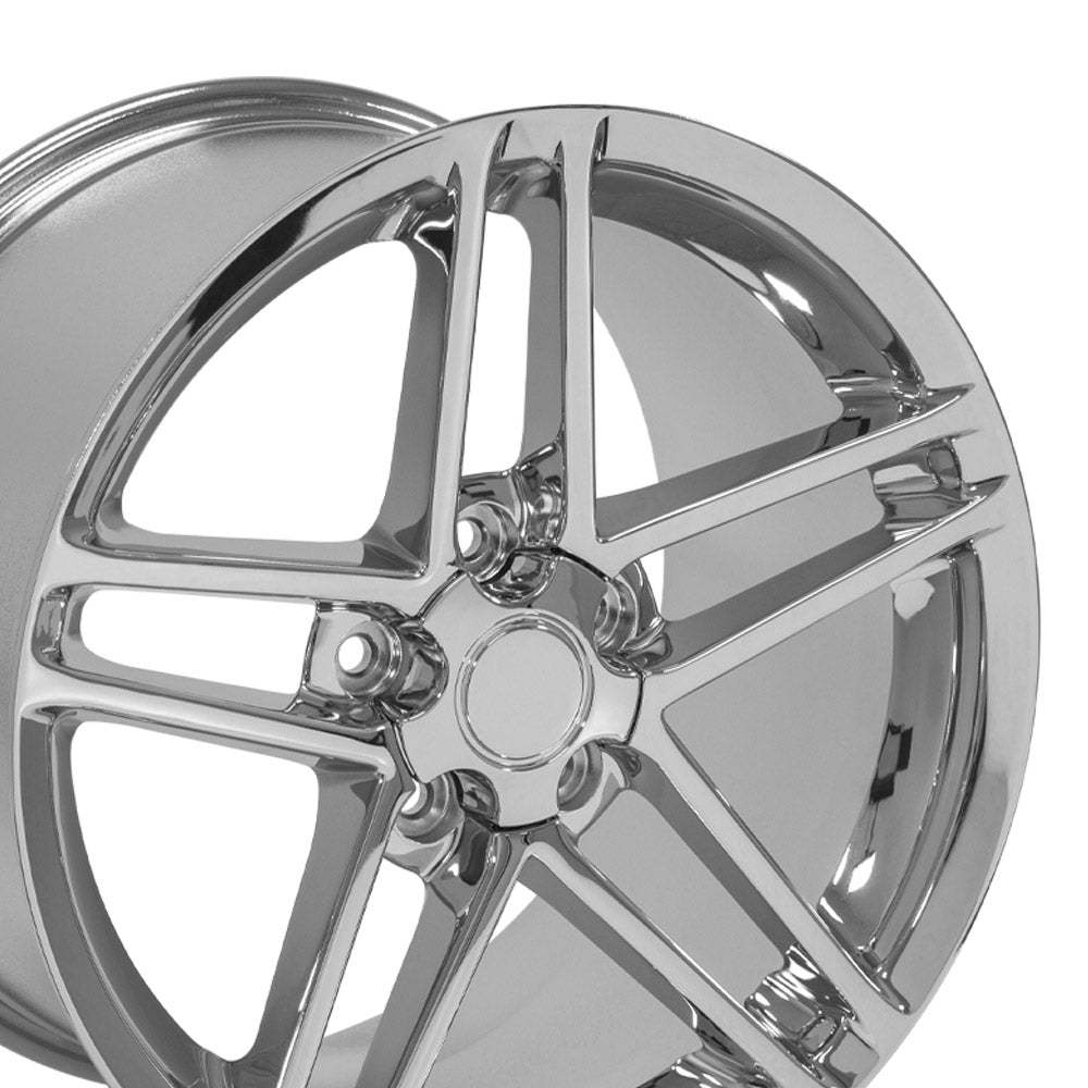 OE Wheels CV07A-18095-5475-56C 18" Replica fits Chevrolet Corvette C6 Z06 Chrome
