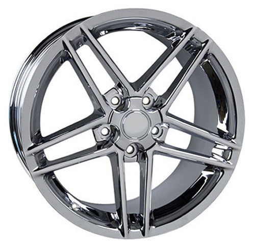 OE Wheels CV07B-19100-5475-65C 19" Replica fits Chevrolet Corvette C6 Z06 Chrome