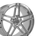 OE Wheels CV07A-18105-5475-56C 18" Replica fits Chevrolet Corvette C6 Z06 Chrome