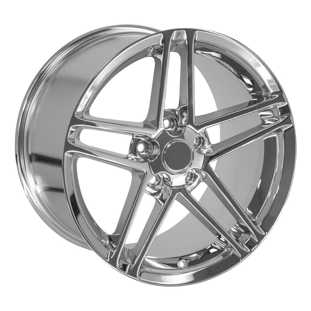 OE Wheels CV07A-18105-5475-56C 18" Replica fits Chevrolet Corvette C6 Z06 Chrome