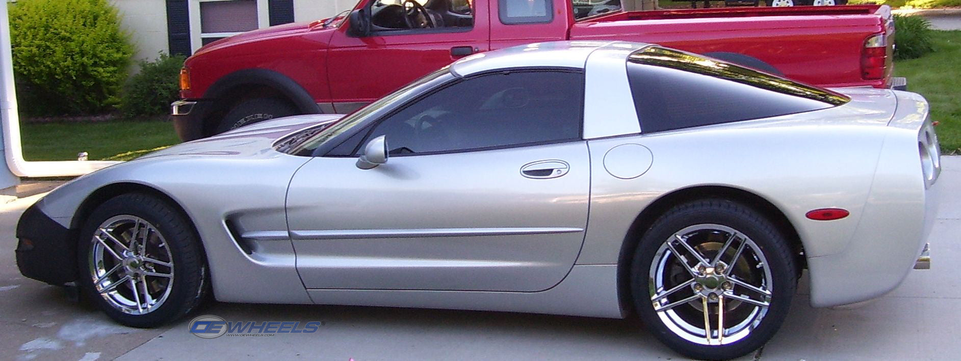 OE Wheels CV07A-18105-5475-56C 18" Replica fits Chevrolet Corvette C6 Z06 Chrome
