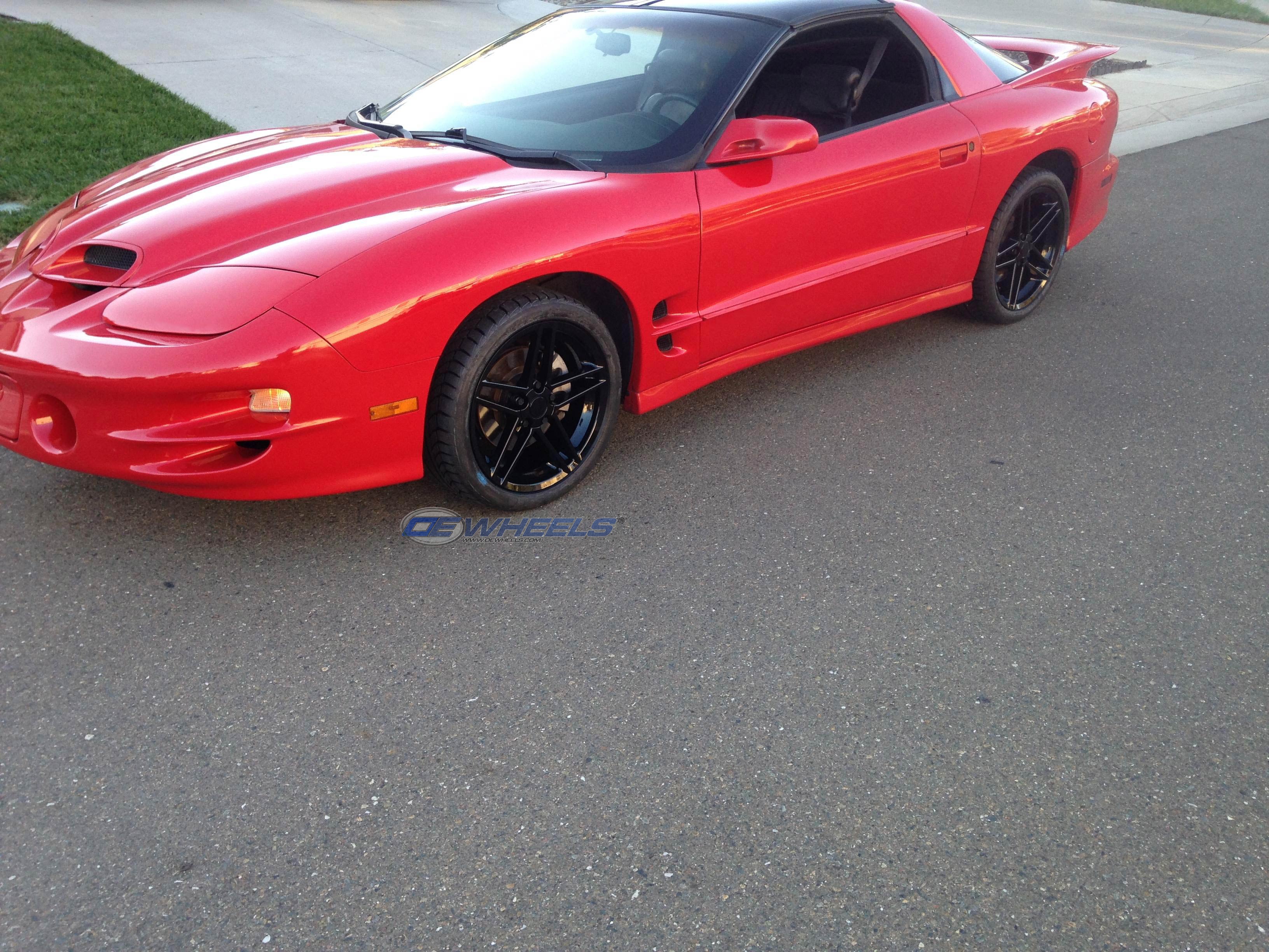 OE Wheels CV07A-18095-5475-56B 18" Replica fits Chevrolet Corvette C6 Z06 Black