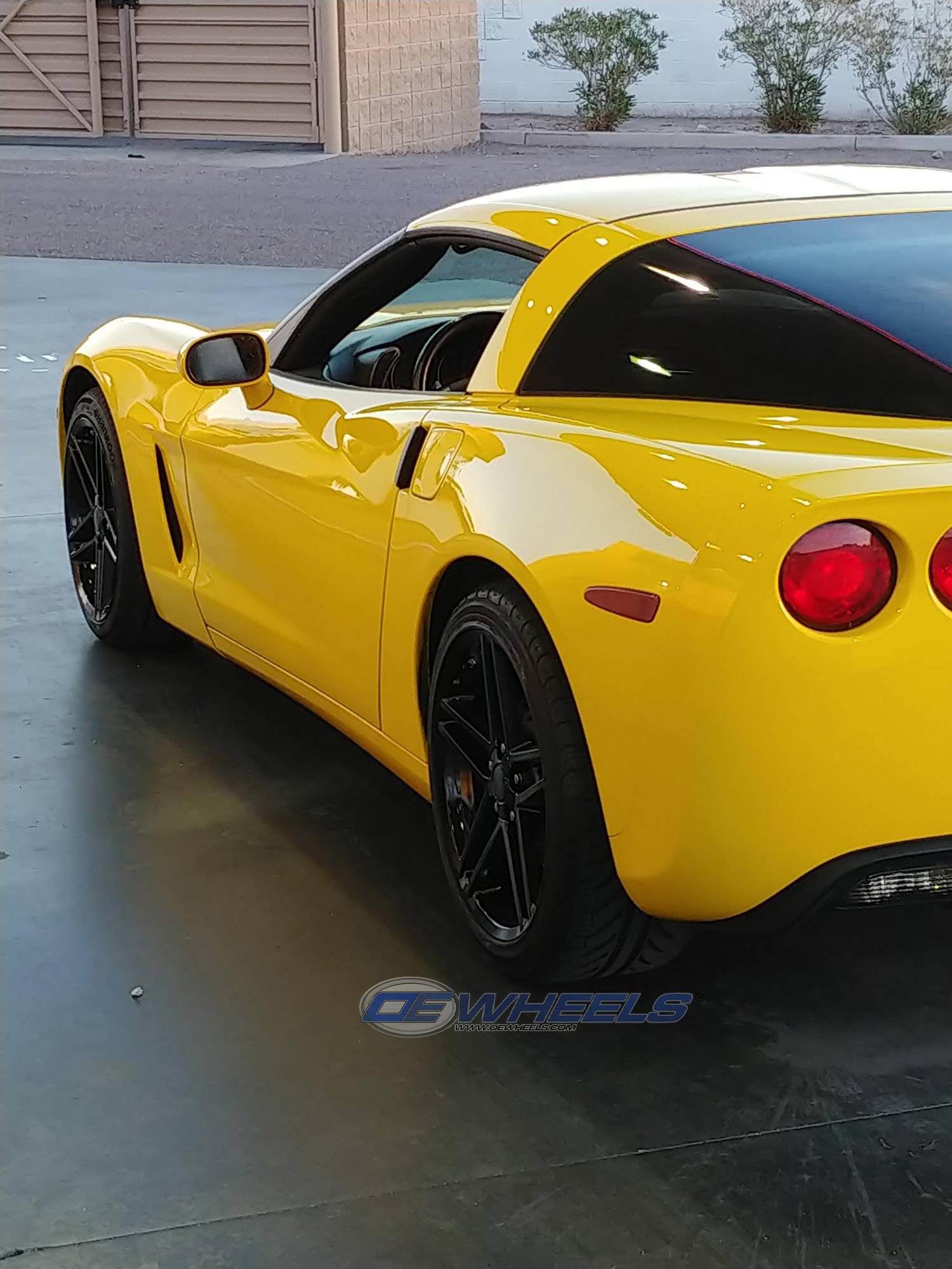 OE Wheels CV07B-19100-5475-65B 19" Replica fits Chevrolet Corvette C6 Z06 Black