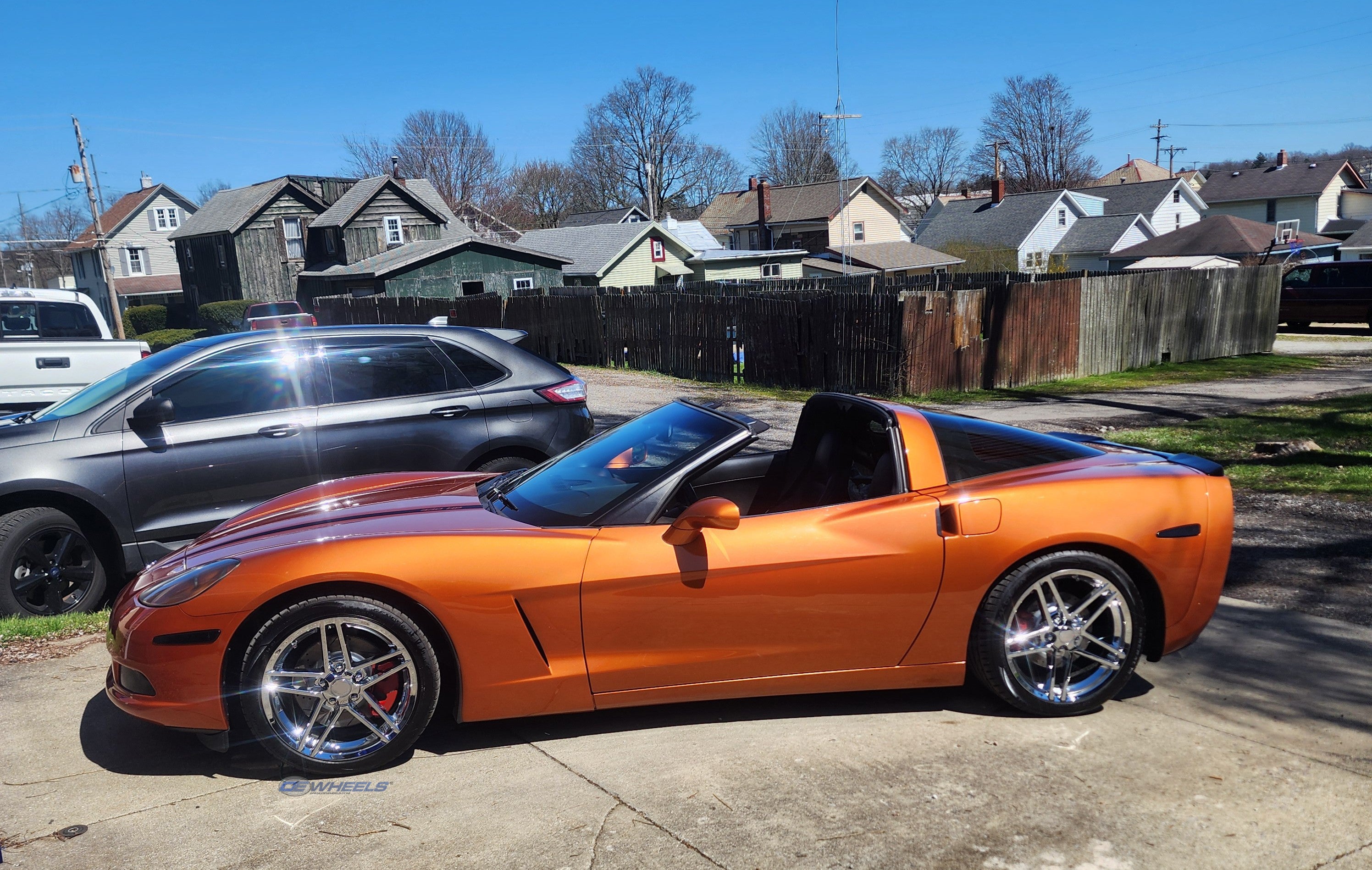 OE Wheels CV07B-19100-5475-65C 19" Replica fits Chevrolet Corvette C6 Z06 Chrome