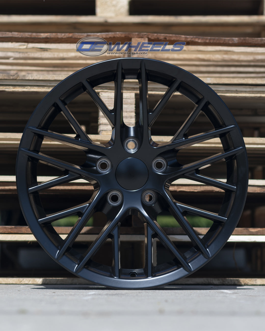 OE Wheels CV08B-18085-5475-56B1 18" Replica fits Chevrolet Corvette C6 ZR1 Satin