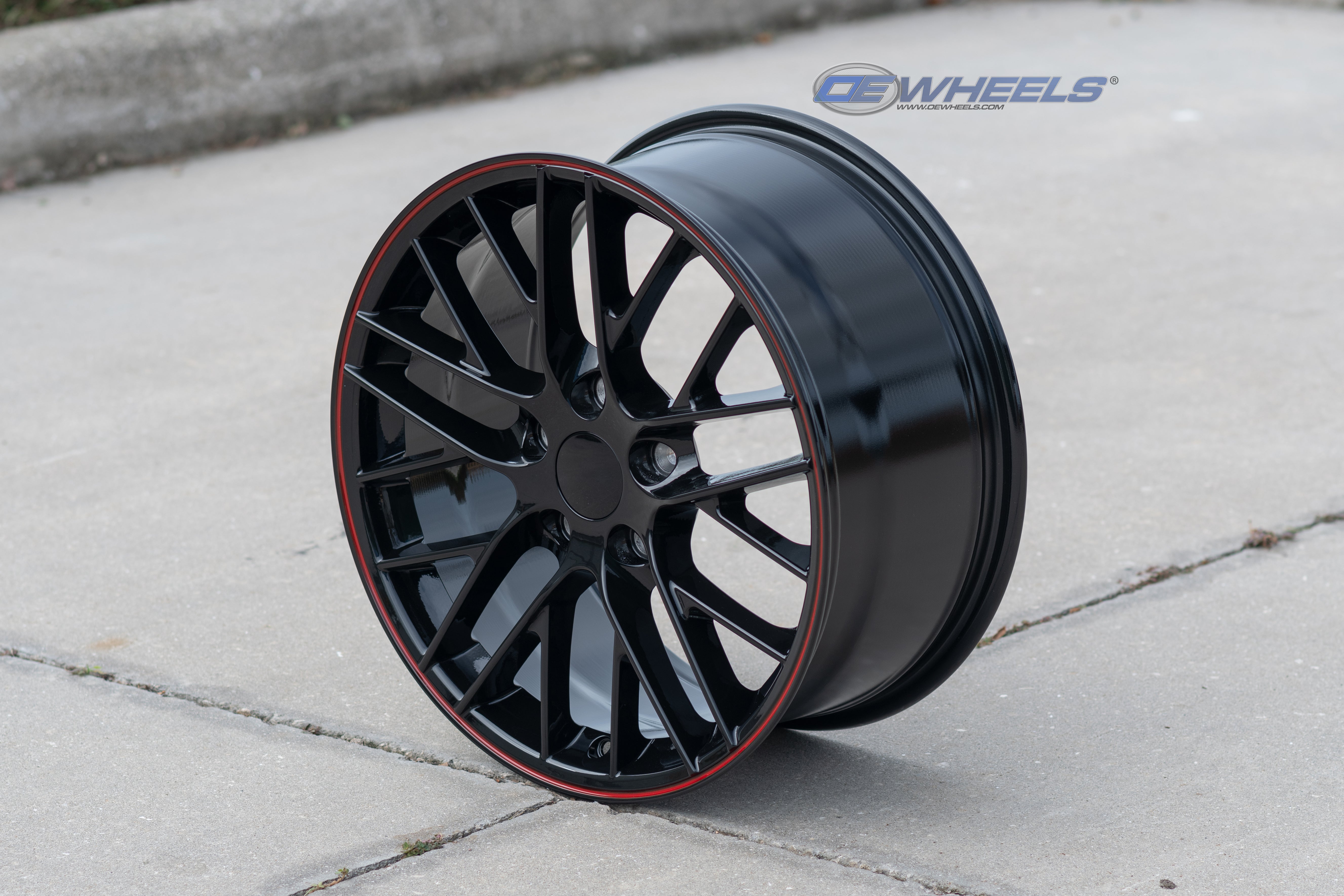 OE Wheels CV08B-18085-5475-56BR 18" Replica fits Chevy Corvette C6 ZR1 Redline