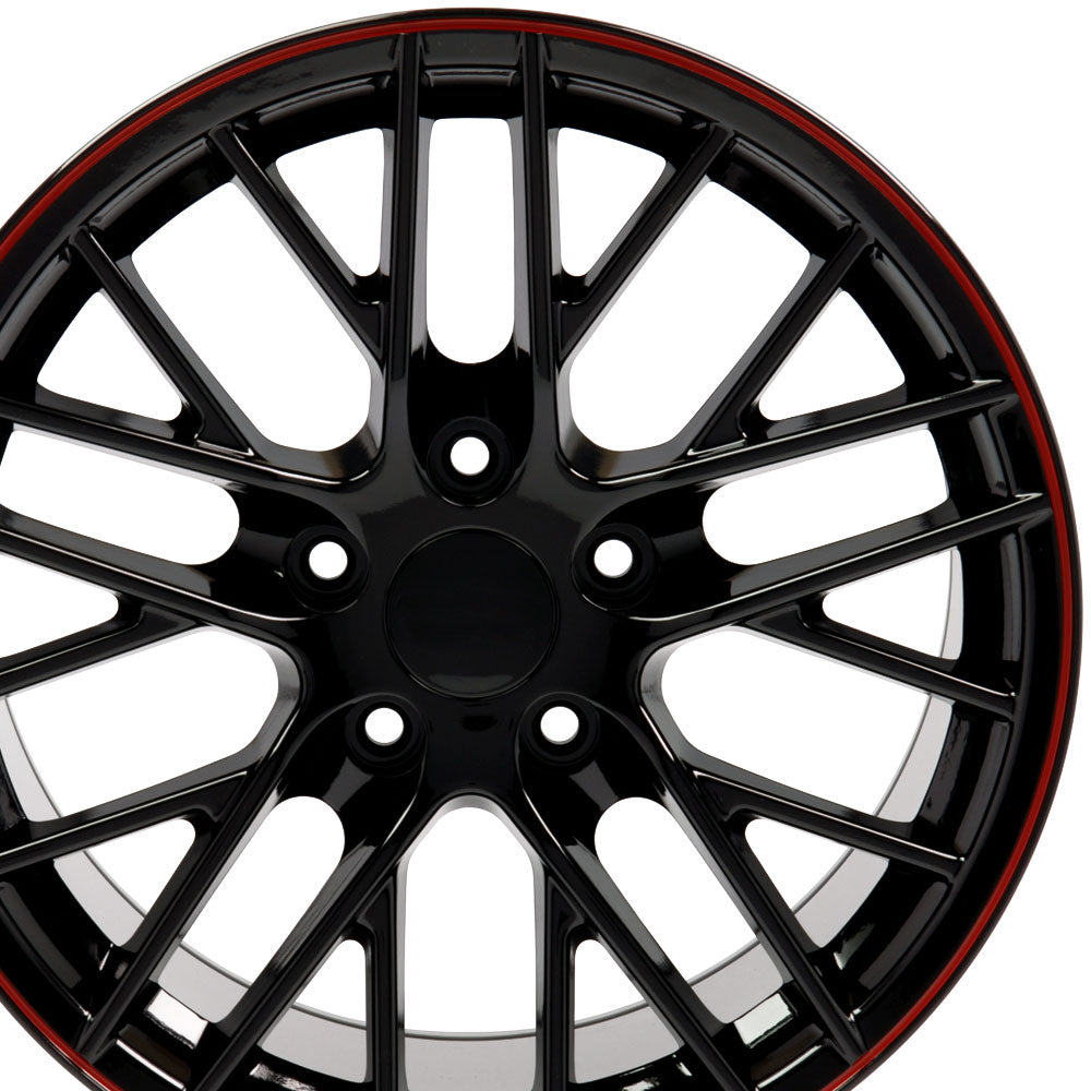 OE Wheels CV08A-17095-5475-54BR 17" Replica fits Chevy Corvette C6 ZR1 Redline