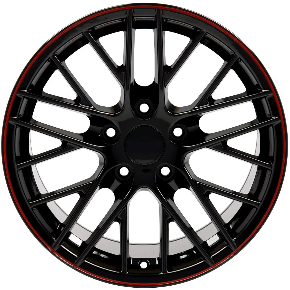 OE Wheels CV08A-17095-5475-54BR 17" Replica fits Chevy Corvette C6 ZR1 Redline