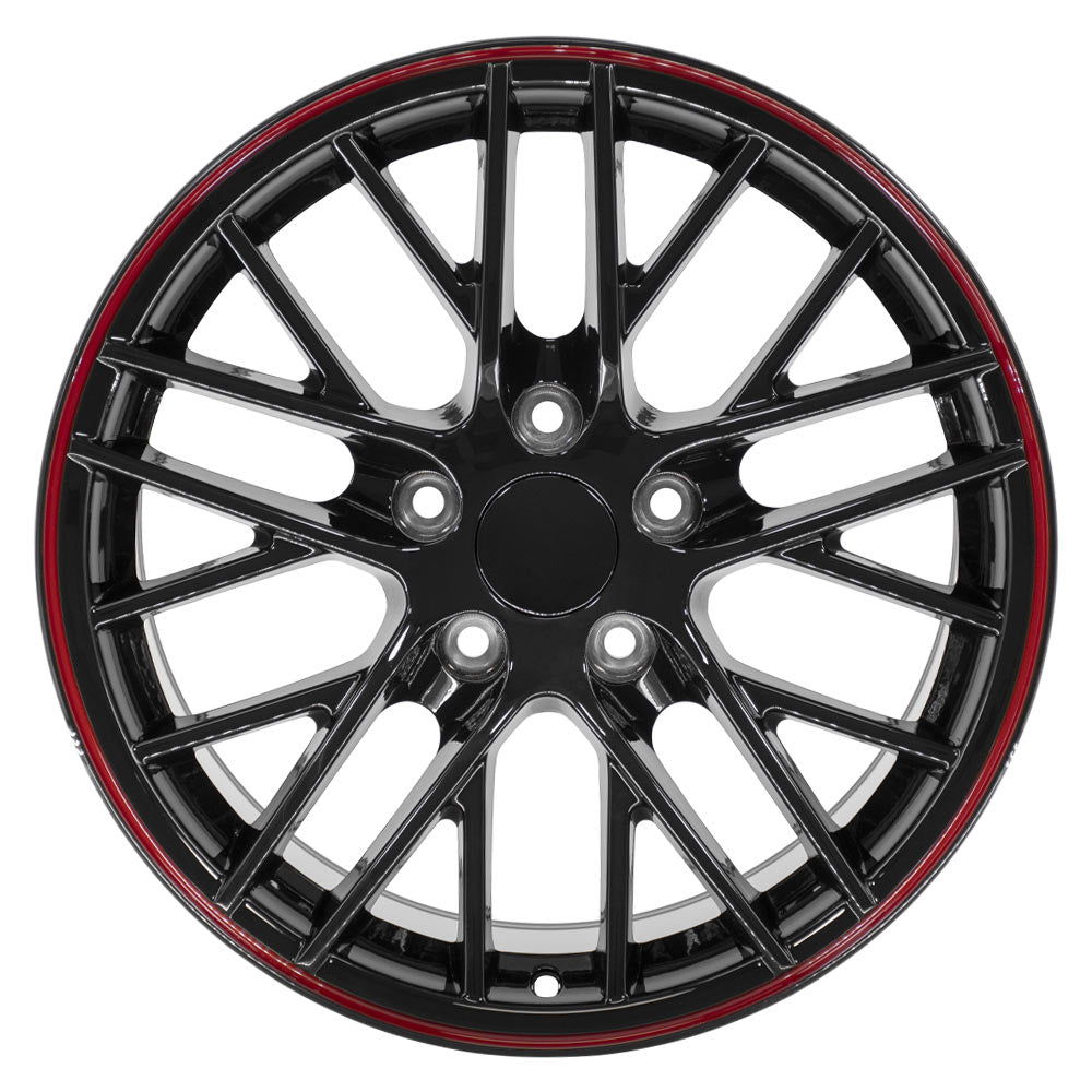 OE Wheels CV08A-17095-5475-54BR 17" Replica fits Chevy Corvette C6 ZR1 Redline