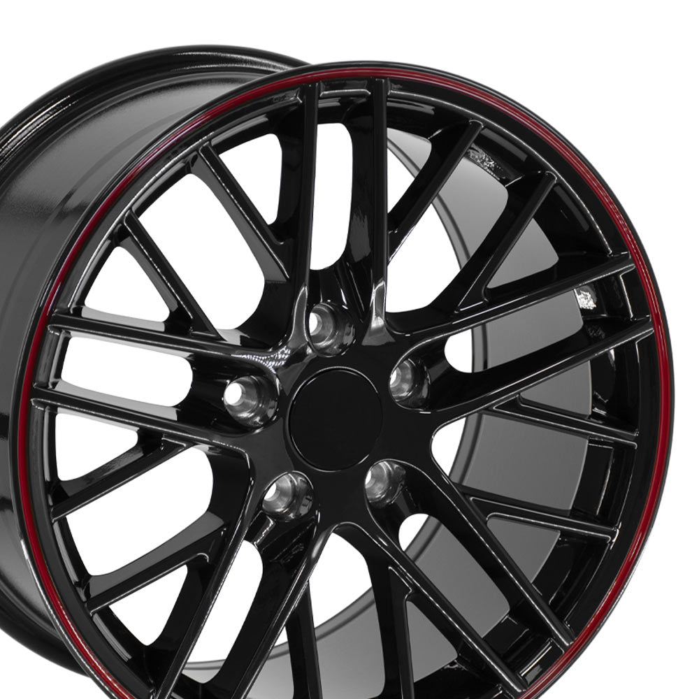OE Wheels CV08A-17095-5475-54BR 17" Replica fits Chevy Corvette C6 ZR1 Redline